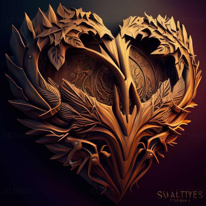3D модель Гра Guild Wars 2 Heart of Thorns (STL)